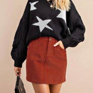 Corduroy skirt